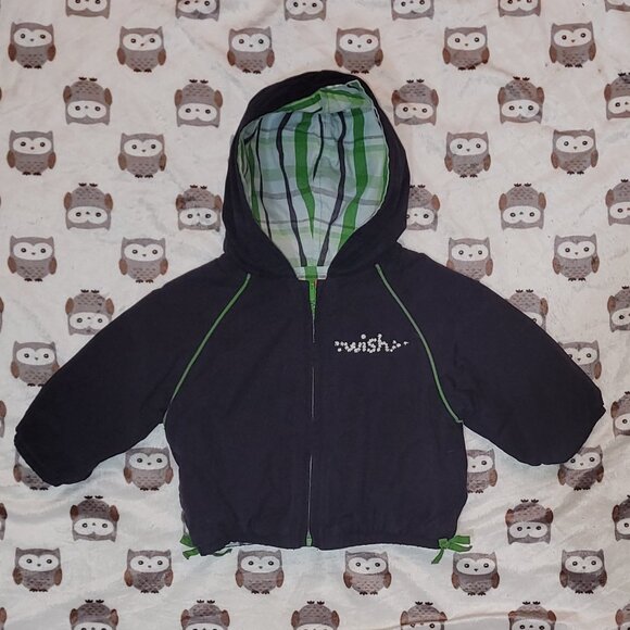 ❄️ 3-6m | Reversible Zip-Up Jacket - Picture 1 of 4